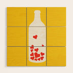 Message in a bottle Wood Wall Art Gallery Image 1