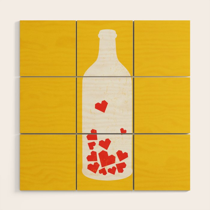 Message in a bottle Wood Wall Art Gallery Image 1