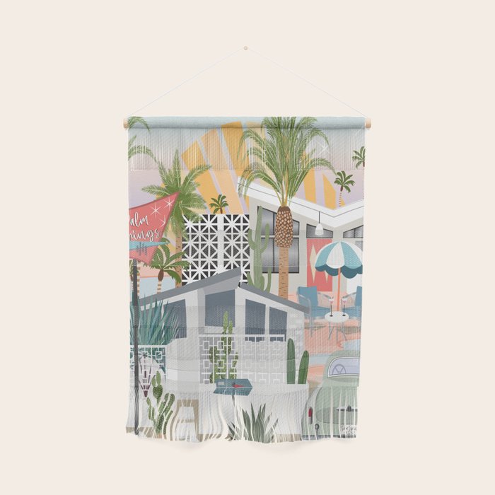 Retro Palm Springs II Wall Hanging Gallery Image 1