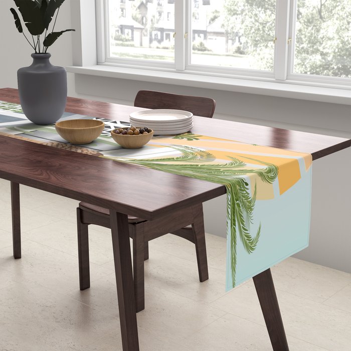 Retro Palm Springs II Table Runner Gallery Image 2