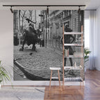 Fearless Girl and the Charging Bull Wall Mural Gallery Image 1