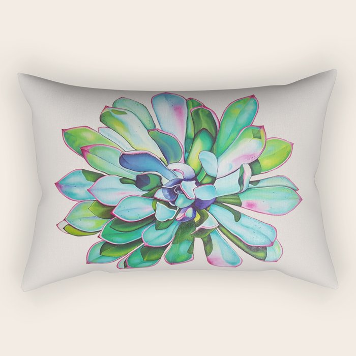 Whispers of the Desert and Cacti Dreams Rectangular Pillow Gallery Image 2