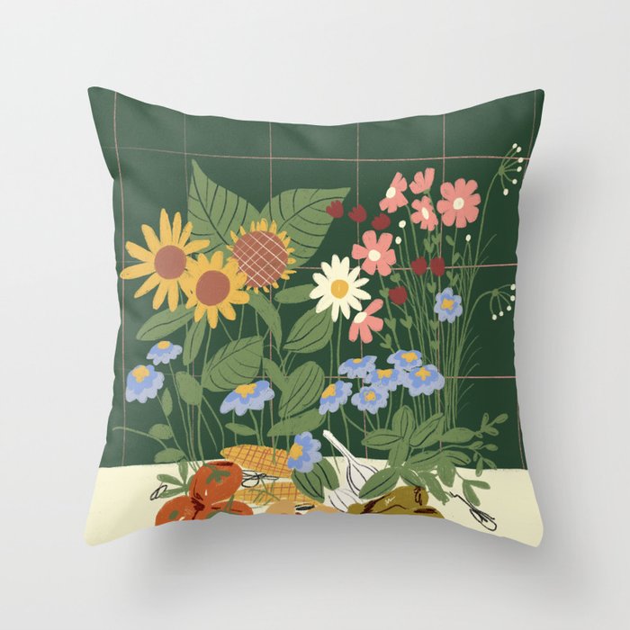 Still life #7 Throw Pillow Gallery Image 6