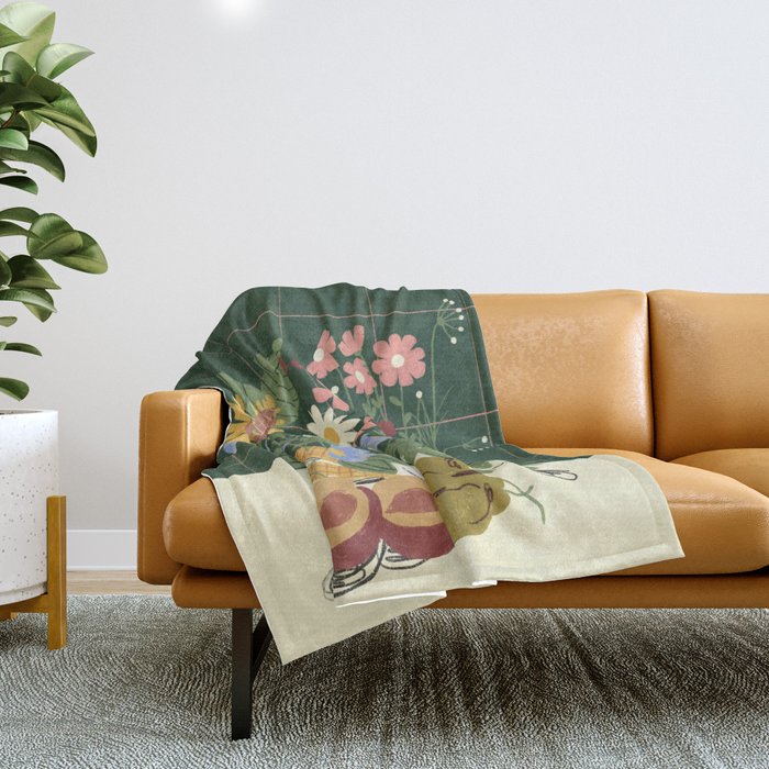 Still life #7 Throw Blanket Gallery Image 1