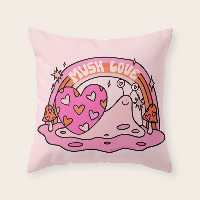 Mush Love Throw Pillow Gallery Image 6