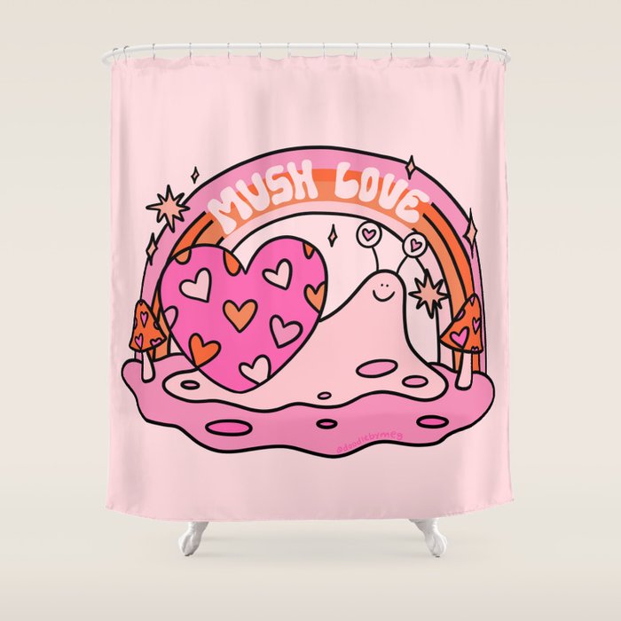 Mush Love Shower Curtain Gallery Image 1