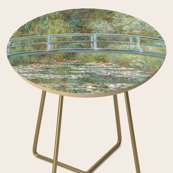 Monet - Bridge over a Pond of Water Lilies, 1899 - Painting Side Table Gallery Image 2