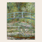Monet - Bridge over a Pond of Water Lilies, 1899 - Painting Poster Gallery Image 4