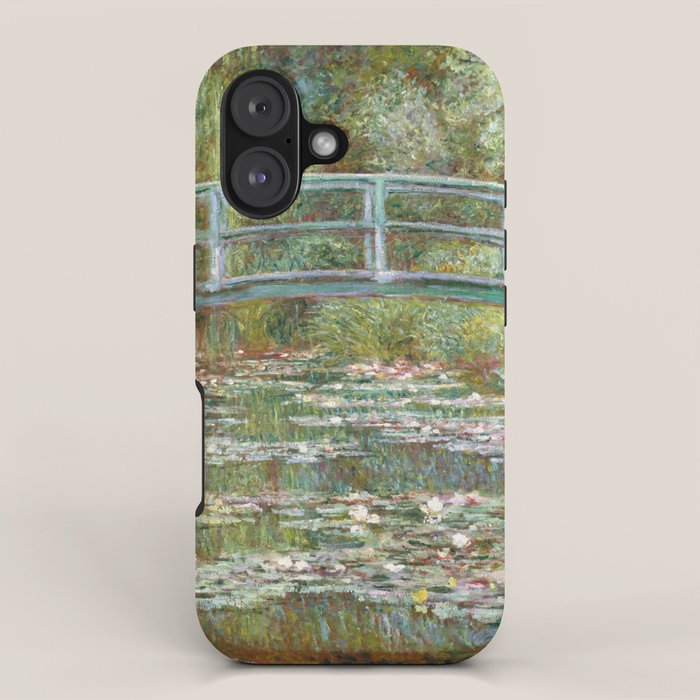 Monet - Bridge over a Pond of Water Lilies, 1899 - Painting iPhone Case Gallery Image 1