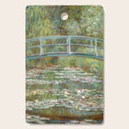 Monet - Bridge over a Pond of Water Lilies, 1899 - Painting Cutting Board Gallery Image 1