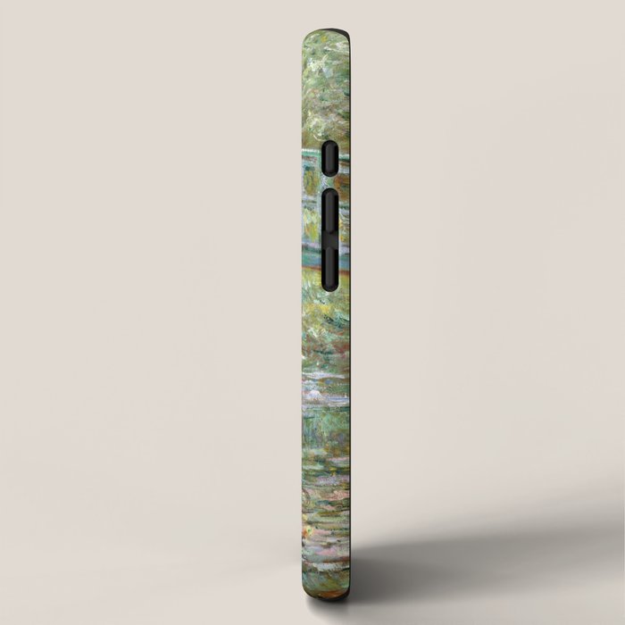 Monet - Bridge over a Pond of Water Lilies, 1899 - Painting iPhone Case Gallery Image 2