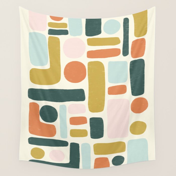 Abstract No.6 Wall Tapestry Gallery Image 1