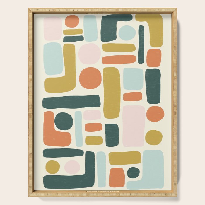 Abstract No.6 Serving Tray Gallery Image 1