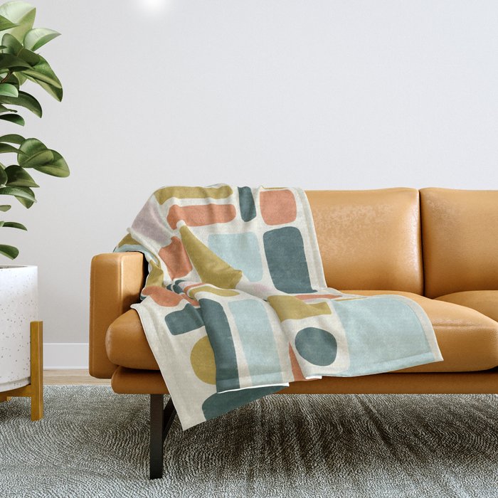 Abstract No.6 Throw Blanket Gallery Image 1