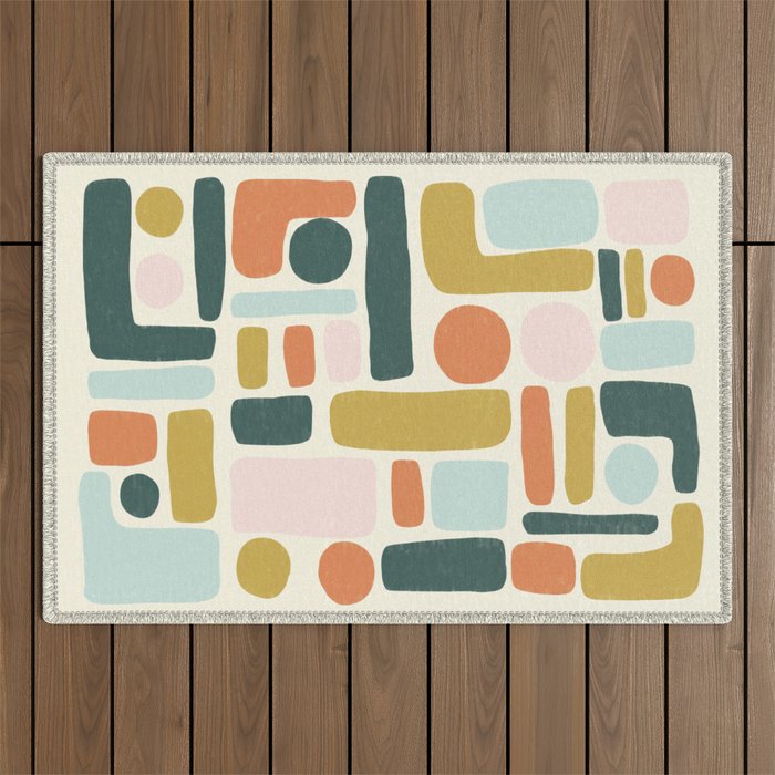 Abstract No.6 Outdoor Rug Gallery Image 1