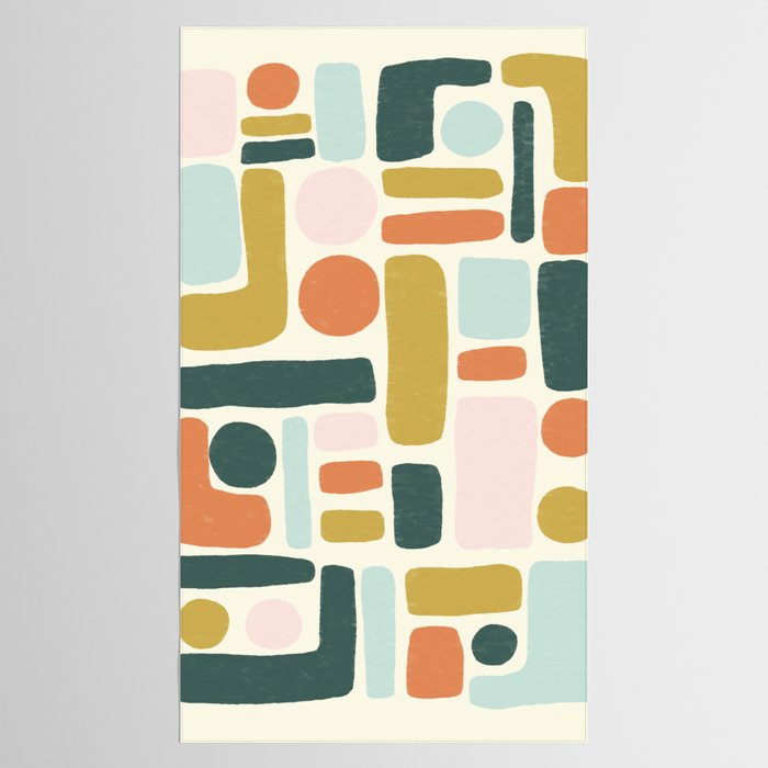 Abstract No.6 Tablecloth Gallery Image 2