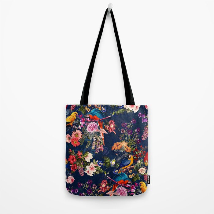 FLORAL AND BIRDS XII Tote Bag Gallery Image 2