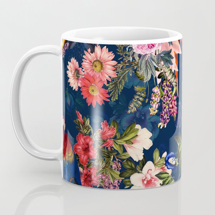 FLORAL AND BIRDS XII Coffee Mug Gallery Image 3