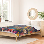FLORAL AND BIRDS XII Duvet Cover Gallery Image 2