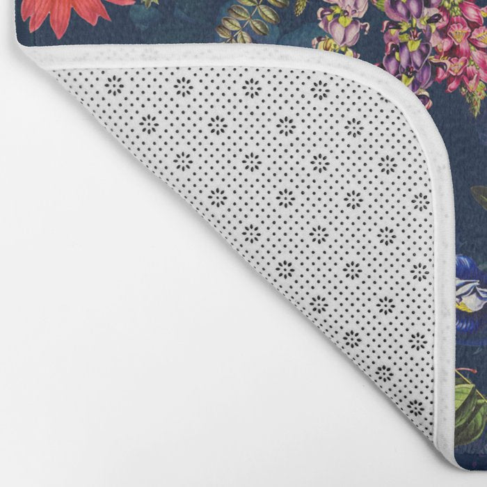 FLORAL AND BIRDS XII Bath Mat Gallery Image 2