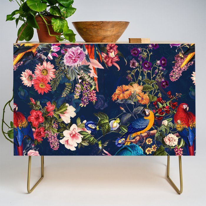 FLORAL AND BIRDS XII Credenza Gallery Image 1