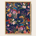 FLORAL AND BIRDS XII Serving Tray Gallery Image 1