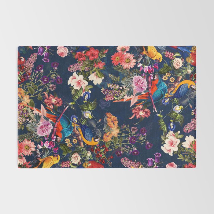 FLORAL AND BIRDS XII Rug Gallery Image 2