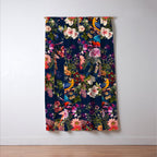 FLORAL AND BIRDS XII Window Curtain Gallery Image 3