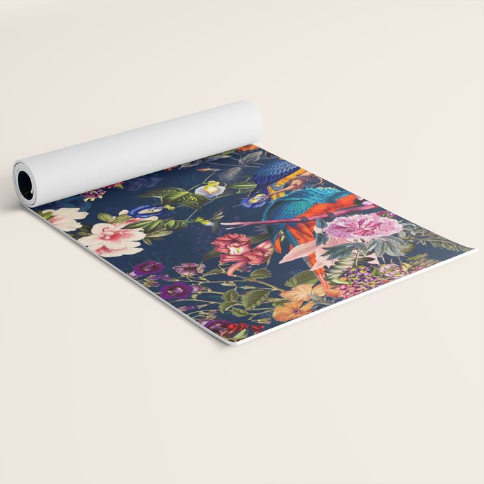FLORAL AND BIRDS XII Yoga Mat Gallery Image 2