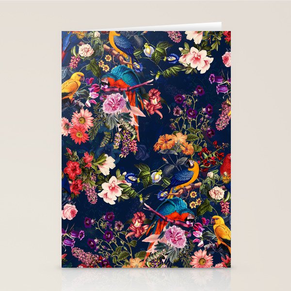 FLORAL AND BIRDS XII Stationery Card Gallery Image 2
