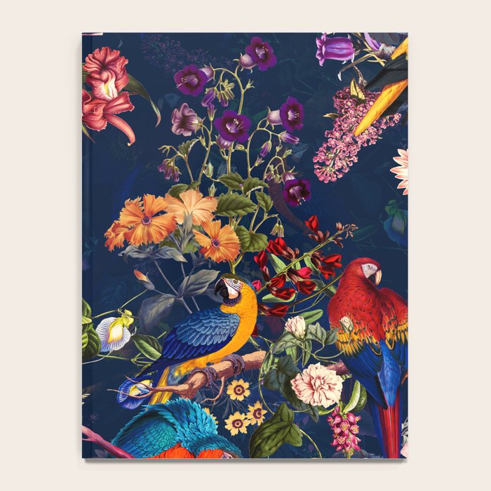 FLORAL AND BIRDS XII Notebook Gallery Image 4