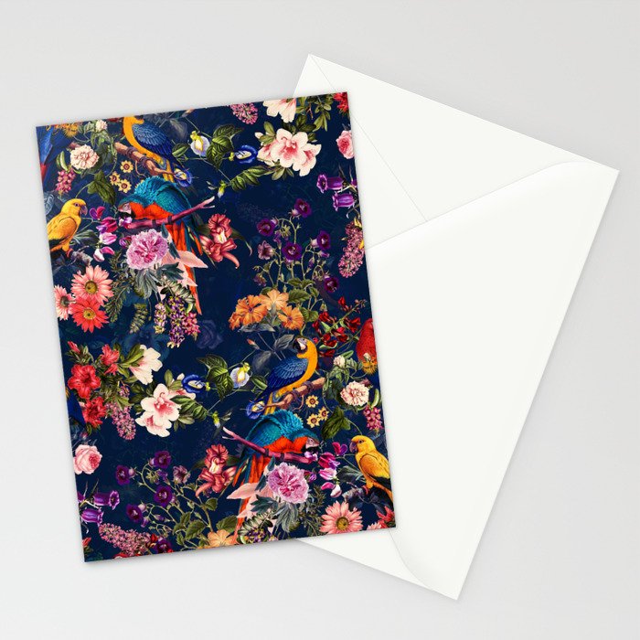 FLORAL AND BIRDS XII Stationery Card Gallery Image 2