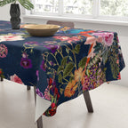 FLORAL AND BIRDS XII Tablecloth Gallery Image 3