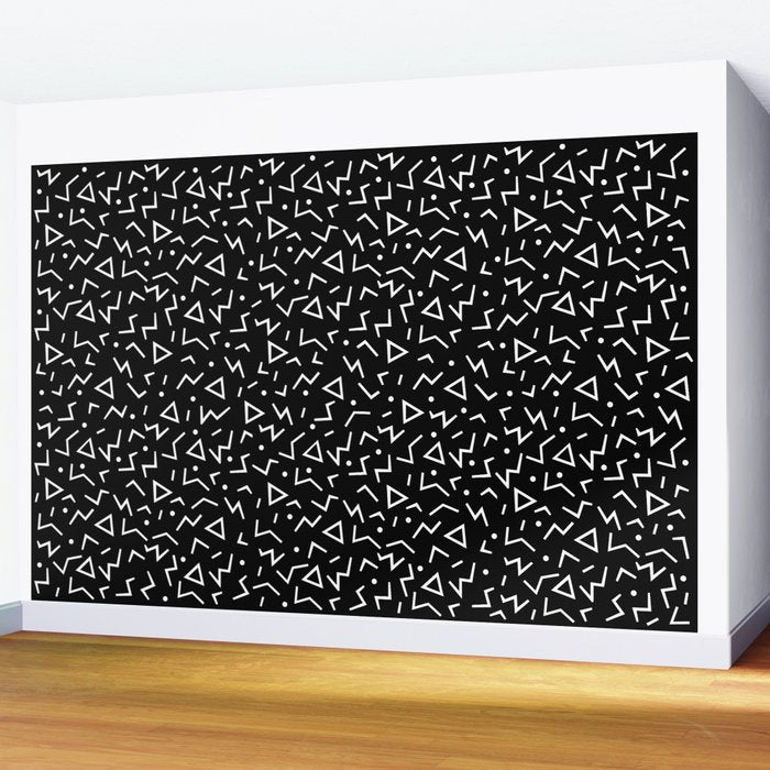 Memphis Pattern 11 - 80s Retro Wall Mural Gallery Image 2