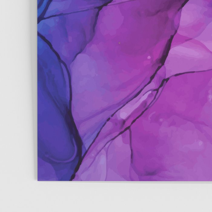 Aqua Pop - Alcohol Ink Painting Poster Gallery Image 3