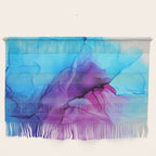 Aqua Pop - Alcohol Ink Painting Wall Hanging Gallery Image 1