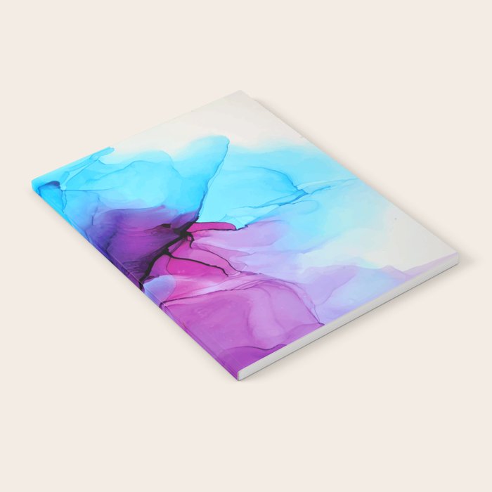 Aqua Pop - Alcohol Ink Painting Notebook Gallery Image 1