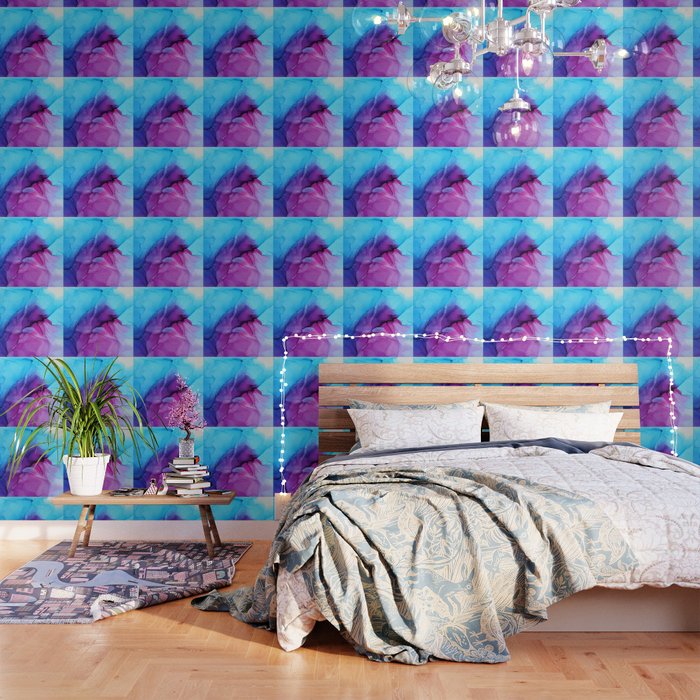 Aqua Pop - Alcohol Ink Painting Wallpaper Gallery Image 1