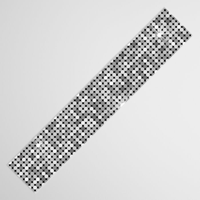 Shiny Disco Ball Silver Table Runner Gallery Image 3