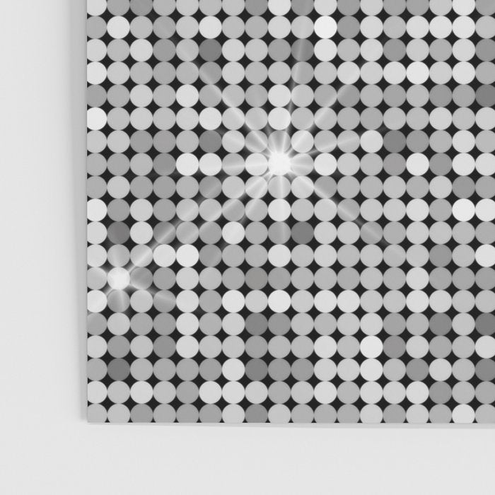 Shiny Disco Ball Silver Poster Gallery Image 3