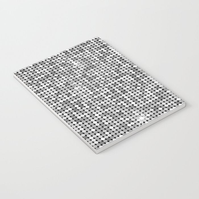 Shiny Disco Ball Silver Notebook Gallery Image 3