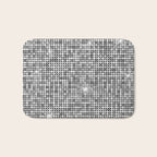 Shiny Disco Ball Silver Bath Mat Gallery Image 1