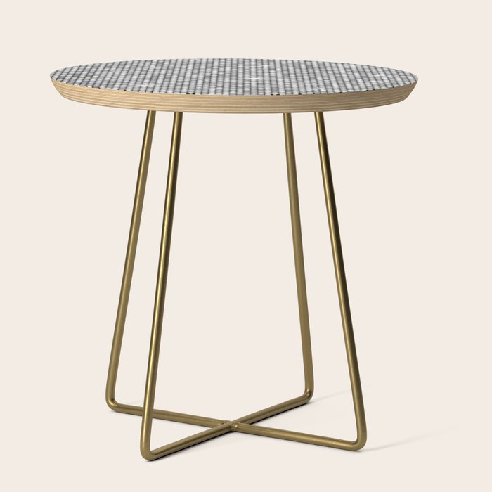 Shiny Disco Ball Silver Side Table Gallery Image 1