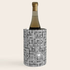 Shiny Disco Ball Silver Wine Chiller Gallery Image 1