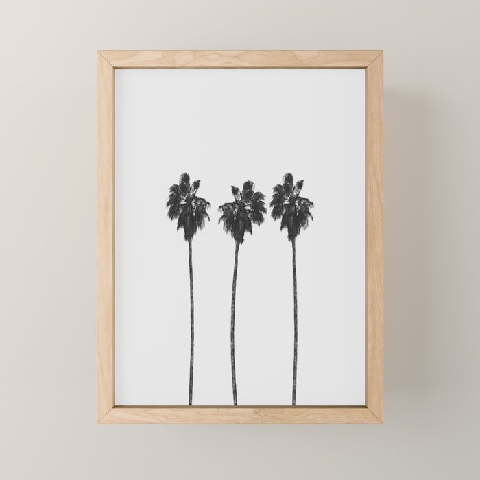 Palm Trees Mini Art Print Gallery Image 1