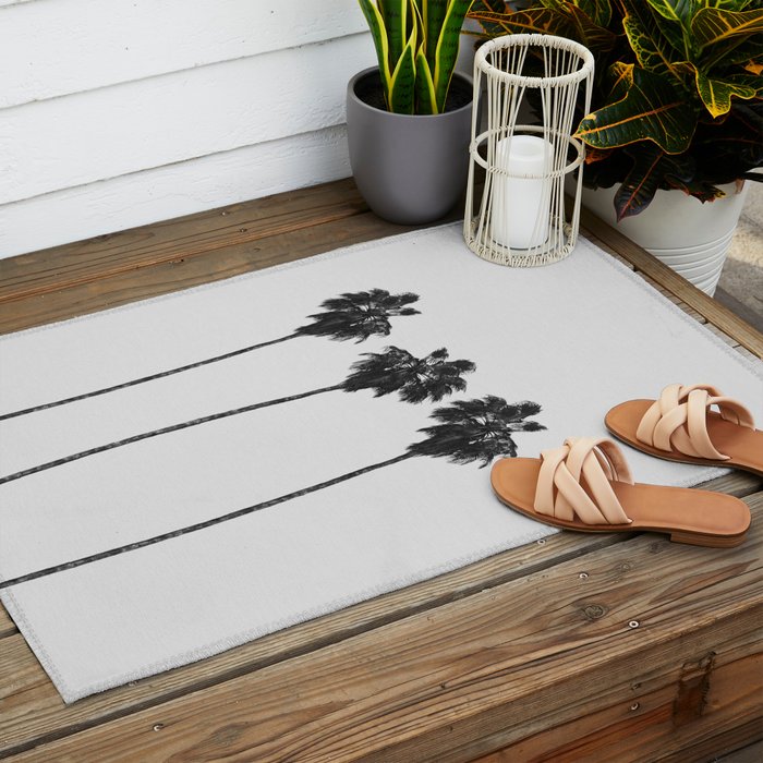 Palm Trees Outdoor Rug Gallery Image 2