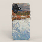 Tom Thomson In Algonquin Park iPhone Case Gallery Image 1