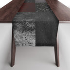 Patchwork (Burgundy and Black) Table Runner Gallery Image 1