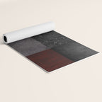 Patchwork (Burgundy and Black) Yoga Mat Gallery Image 2