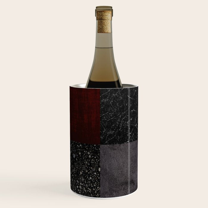 Patchwork (Burgundy and Black) Wine Chiller Gallery Image 1